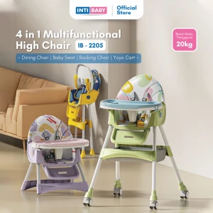INTI BABY - 4 In 1 Multifunctional High Chair - Kursi Makan Anak