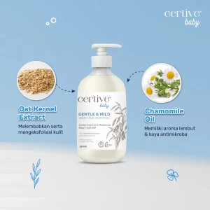 Starter Advanced Set  (Advanced Hydrating Lotion 200ml + Certive Baby Gentle & Mild Wash And Shampoo 300ml High Quality Lotion, Sabun & Shampoo Bayi)