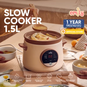 Emily Slow Cooker Claypot 1.5 ESC 39008