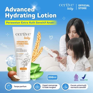 Certive Baby Advanced Hydrating Lotion 200ML - High Quality Lotion Untuk Pelembab & Perawatan Kulit Bayi Dan Anak