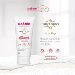 Bundle Isi 2 Doodle Baby Lotion Ukuran 60 Gr
