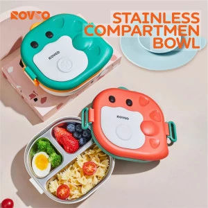 ROVCO Portable Stainless Steel Compartmentalized Bowl RK-C1016