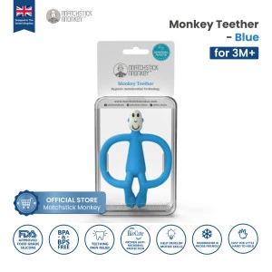 Matchstick Monkey - Teether Monkey Series Blue / MM-ONT-017