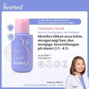 Bee Balanced Feminine Wash 60ml - Sabun Pembersih Area Intim Ibu Hamil & Menyusui BPOM
