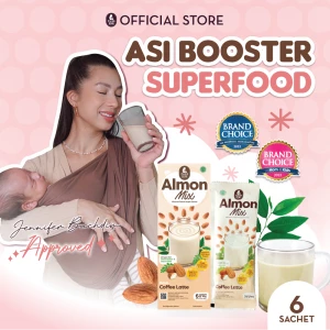 MamaBear AlmonMix Coffe Latte - ASI Booster Pelancar Peningkat Produksi ASI