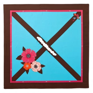 Nursing Scarf Modern Flower (Brown)
