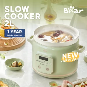 Bear Slow Cooker 2L Ceramic