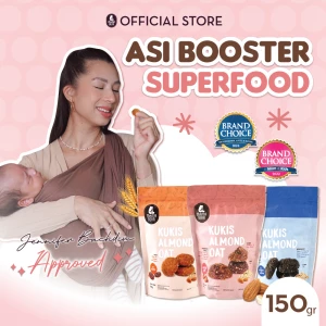 MamaBear KUKIS ALMOND OAT Bundling Complete Mix - KUKIS ASI Booster Pelancar Peningkat Suplemen ASI