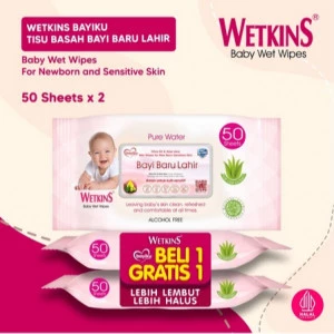 Buy 1 Get 1 Tisu Basah Bayi Baru Lahir