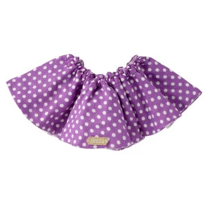 Bouquet Bib (Purple Dots X Purple Checks)