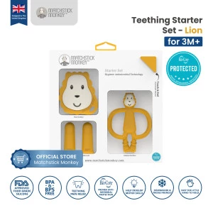 Matchstick Monkey - Teething Starter Set Lion / MM-SSG-L-001
