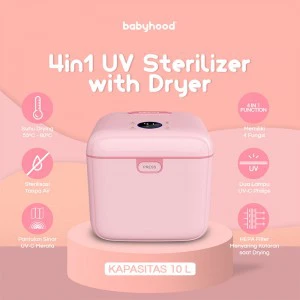 Babyhood Disinfectant Cabinet 10L With Dual Lamp Philips UV-C Sterilizer And Dryer