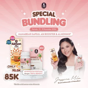 MamaBear Bundling Kapsul ASI Booster + Almonmix
