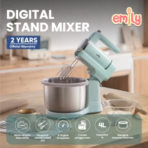 Emily Digital Stand Mixer 4L / Stand Mixer Digital Multifungsi
