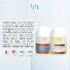 Bundle Mix Teto Antiperspirant Roll On 30ml Original & Fresh