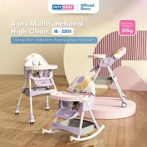INTI BABY - 4 In 1 Multifunctional High Chair - Kursi Makan Anak