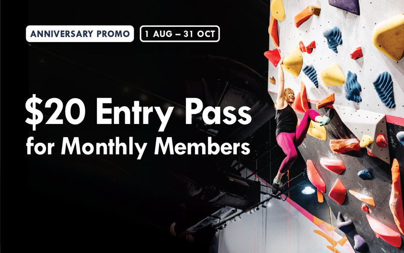 9th Anniversary Promo: $20 Entry Pass for Monthly Members