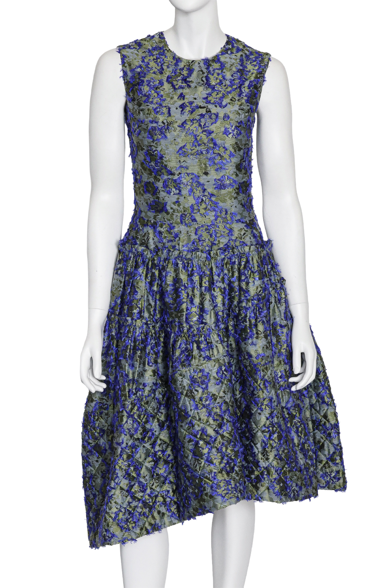 JOURDEN - A SLEEVELESS FLORAL TEXTURED DRESS, F/W 2016/17