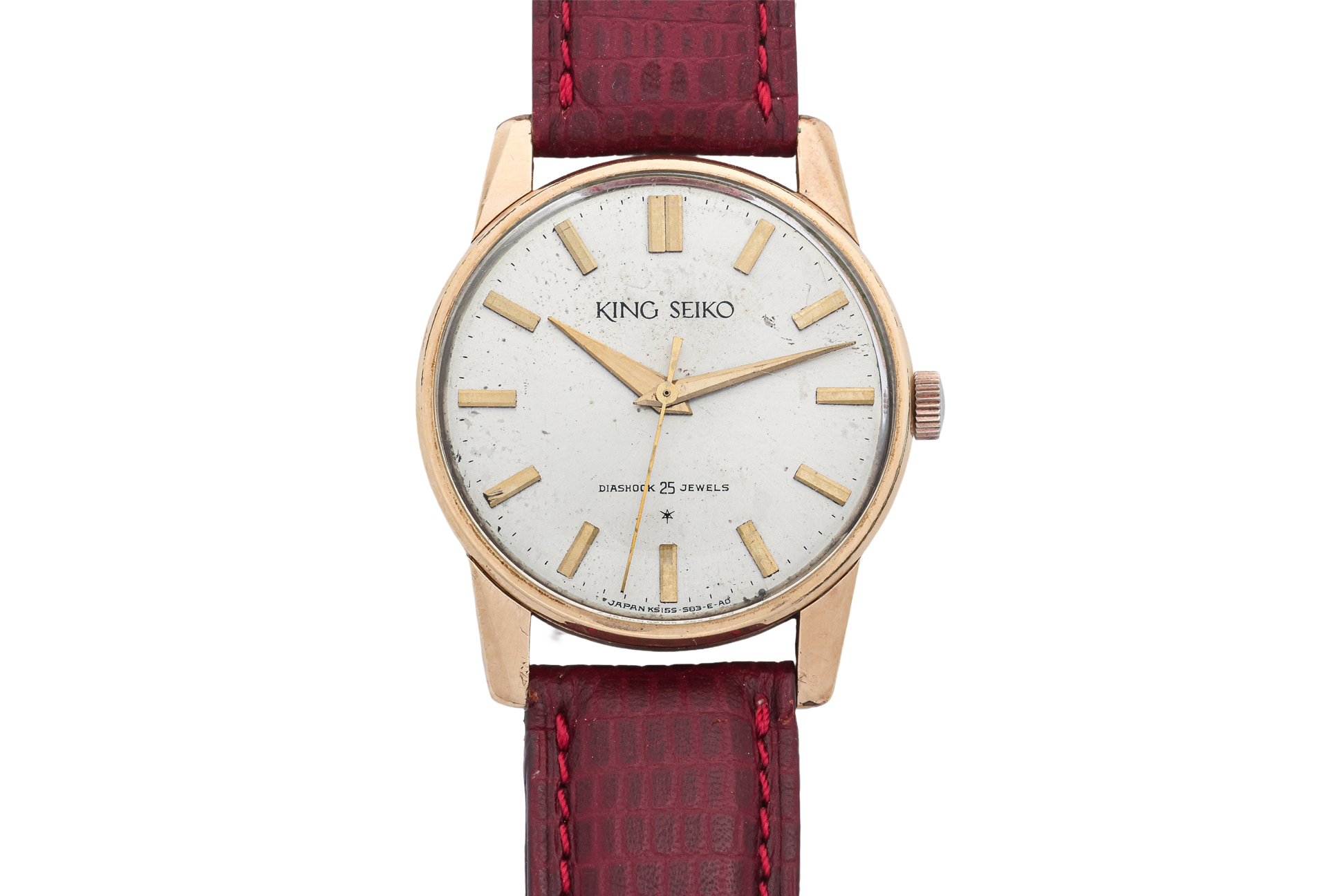 SEIKO - A KING SEIKO 'FIRST MODEL' MANUAL WINDING WRISTWATCH