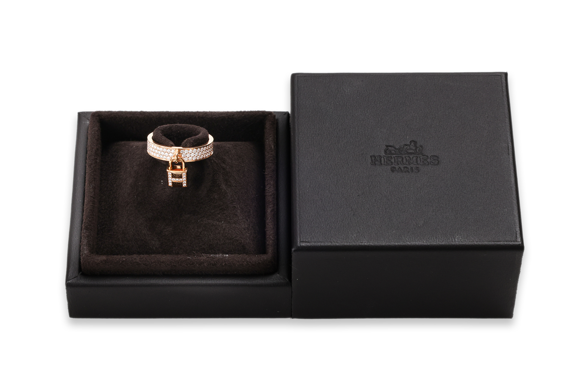 HERMÈS DIAMOND 'KELLY CLOCHETTE' RING