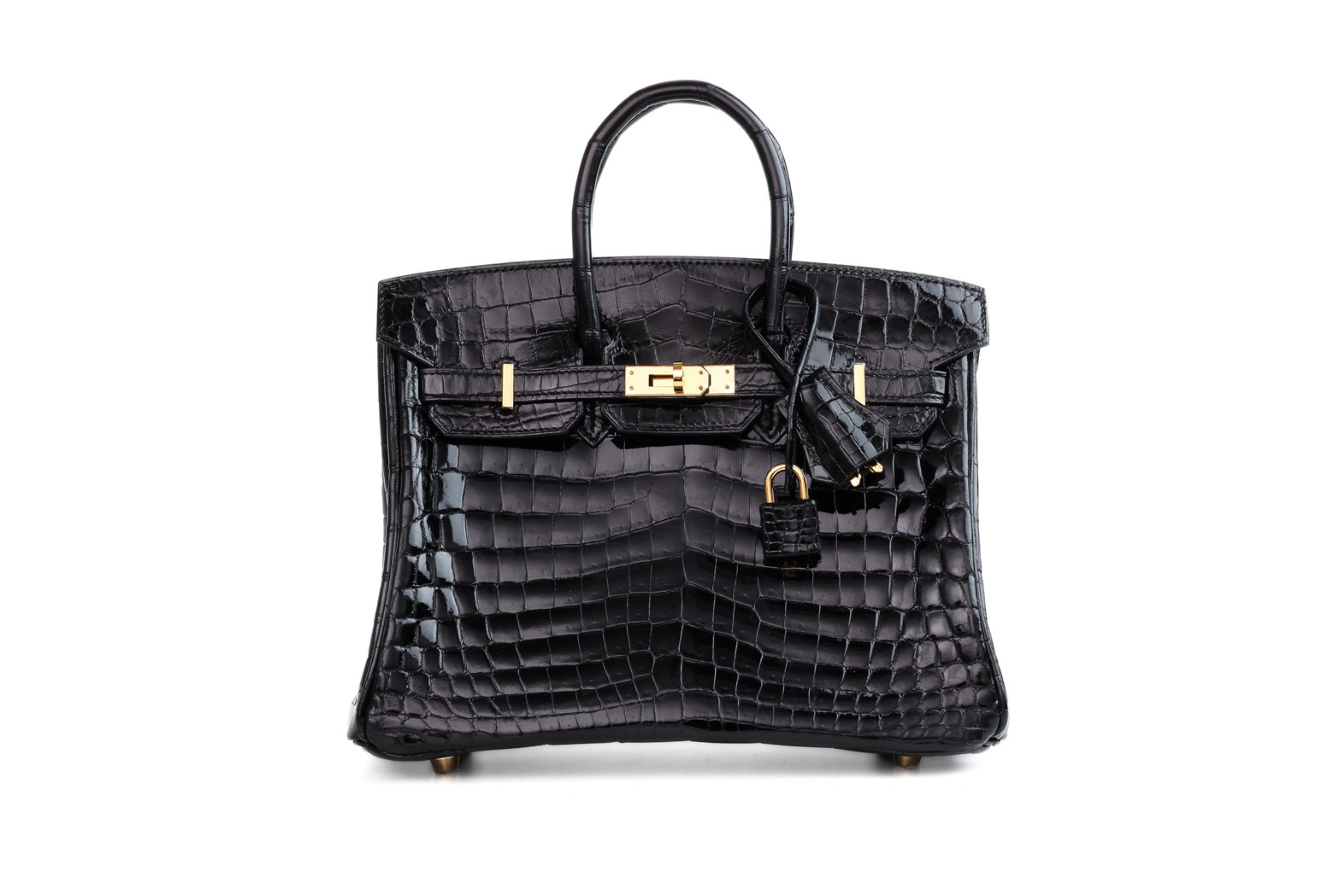 HERMÈS BIRKIN 25 IN BLACK CROCODILE NILOTICUS, 2023