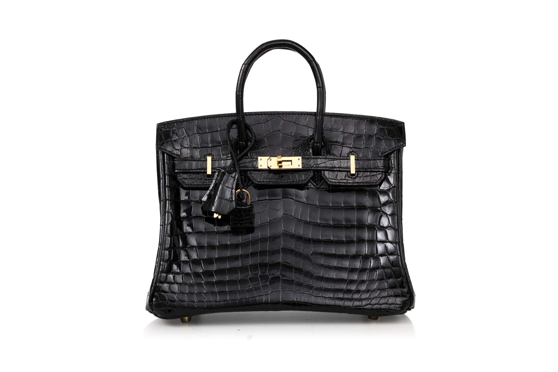 HERMÈS BIRKIN 25 IN BLACK CROCODILE NILOTICUS, 2023