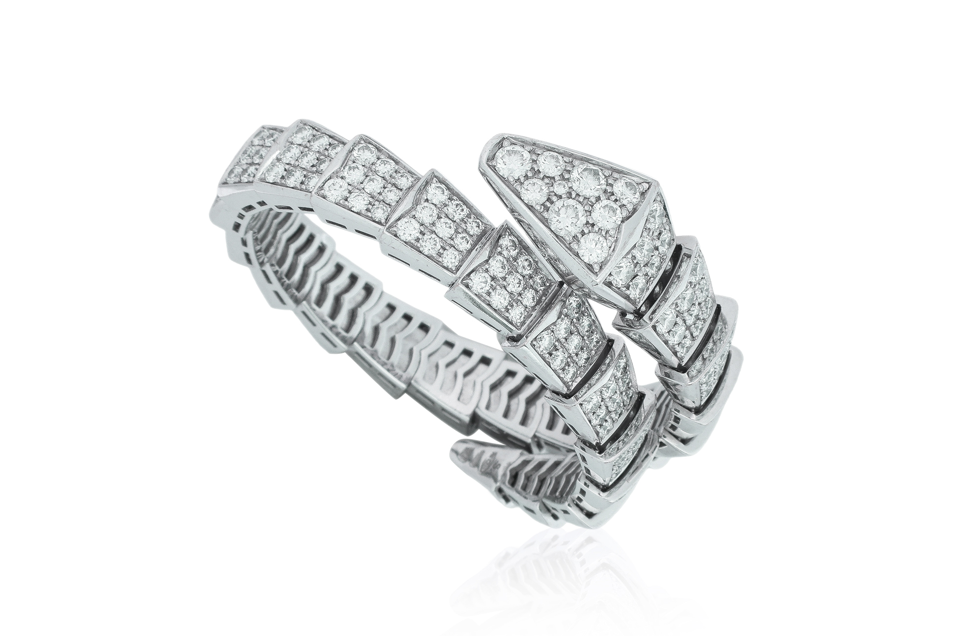 BULGARI  'SERPENTI VIPER' DIAMOND BANGLE