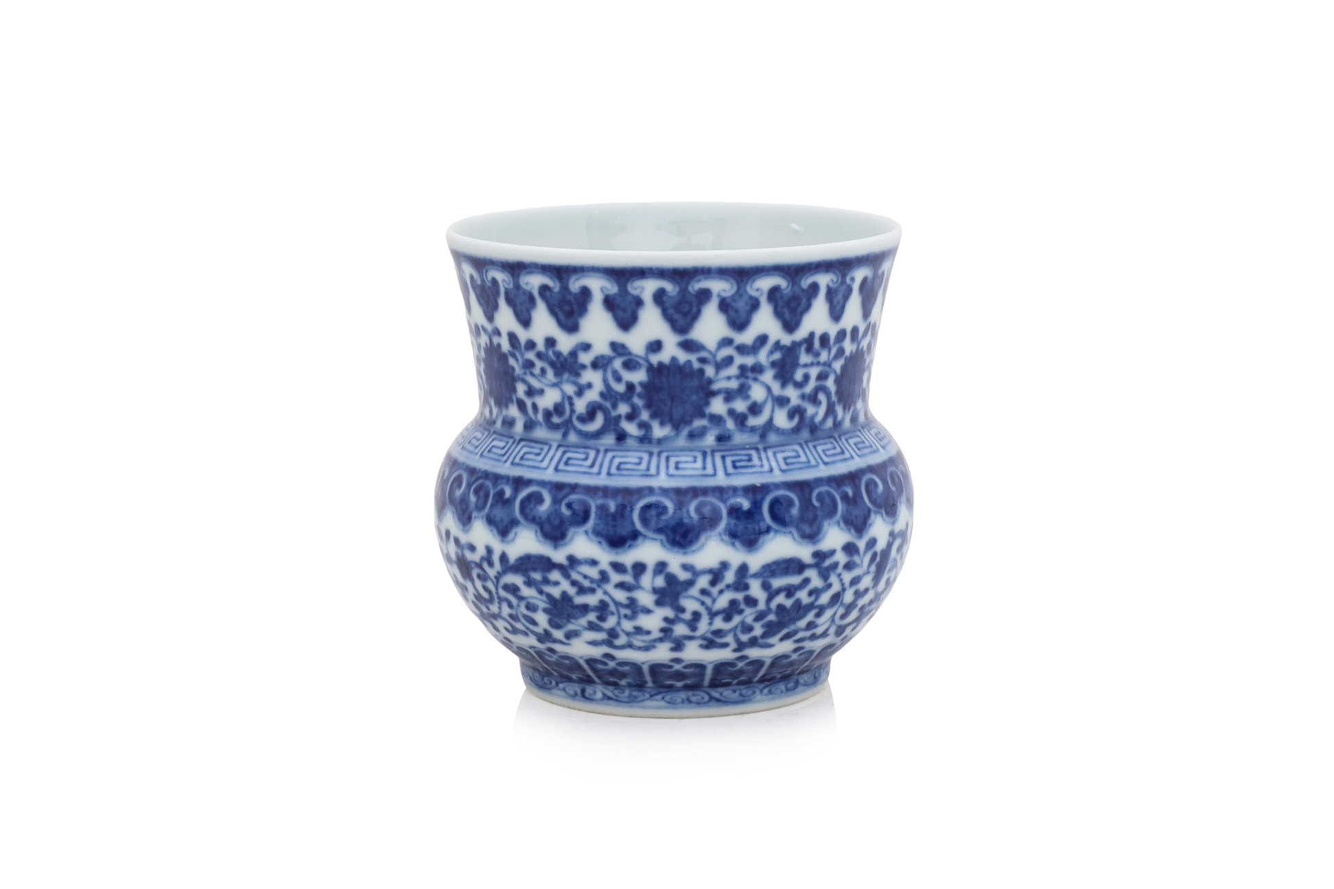 A BLUE AND WHITE PORCELAIN ZHADOU