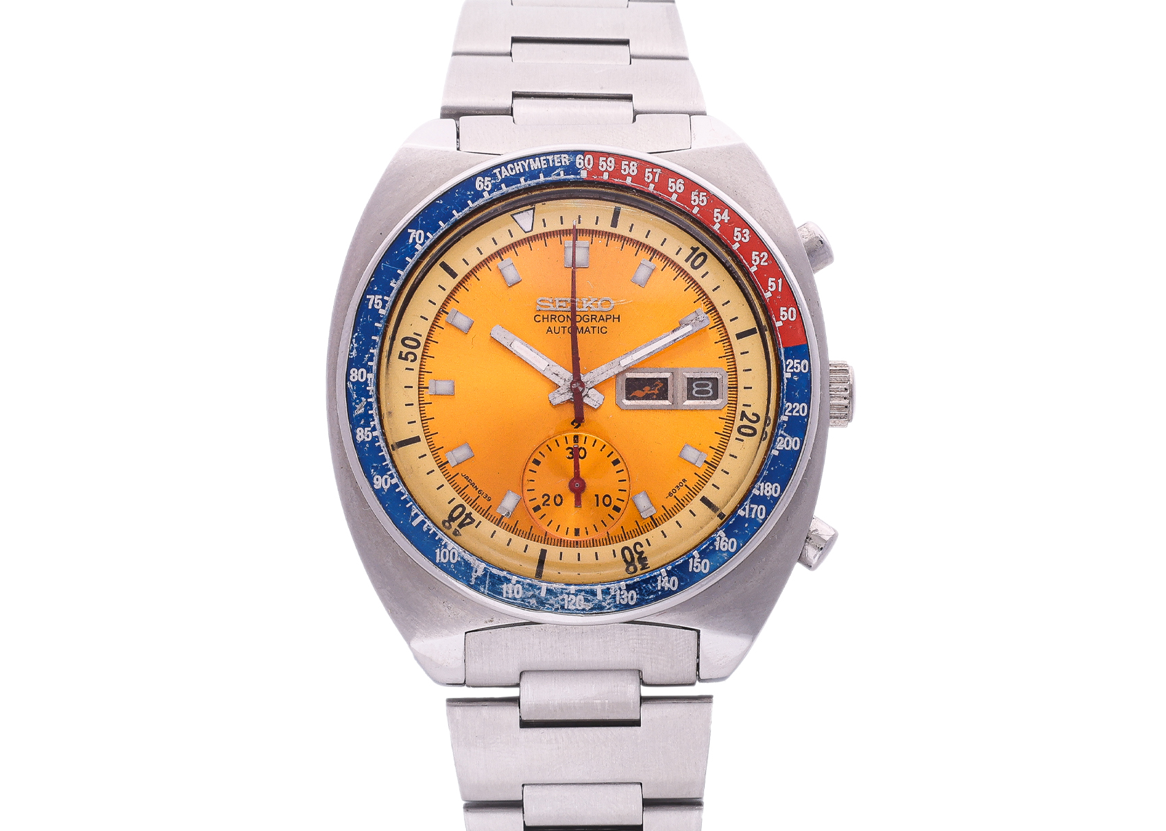 SEIKO - A 'POGUE' CHRONOGRAPH AUTOMATIC WRISTWATCH