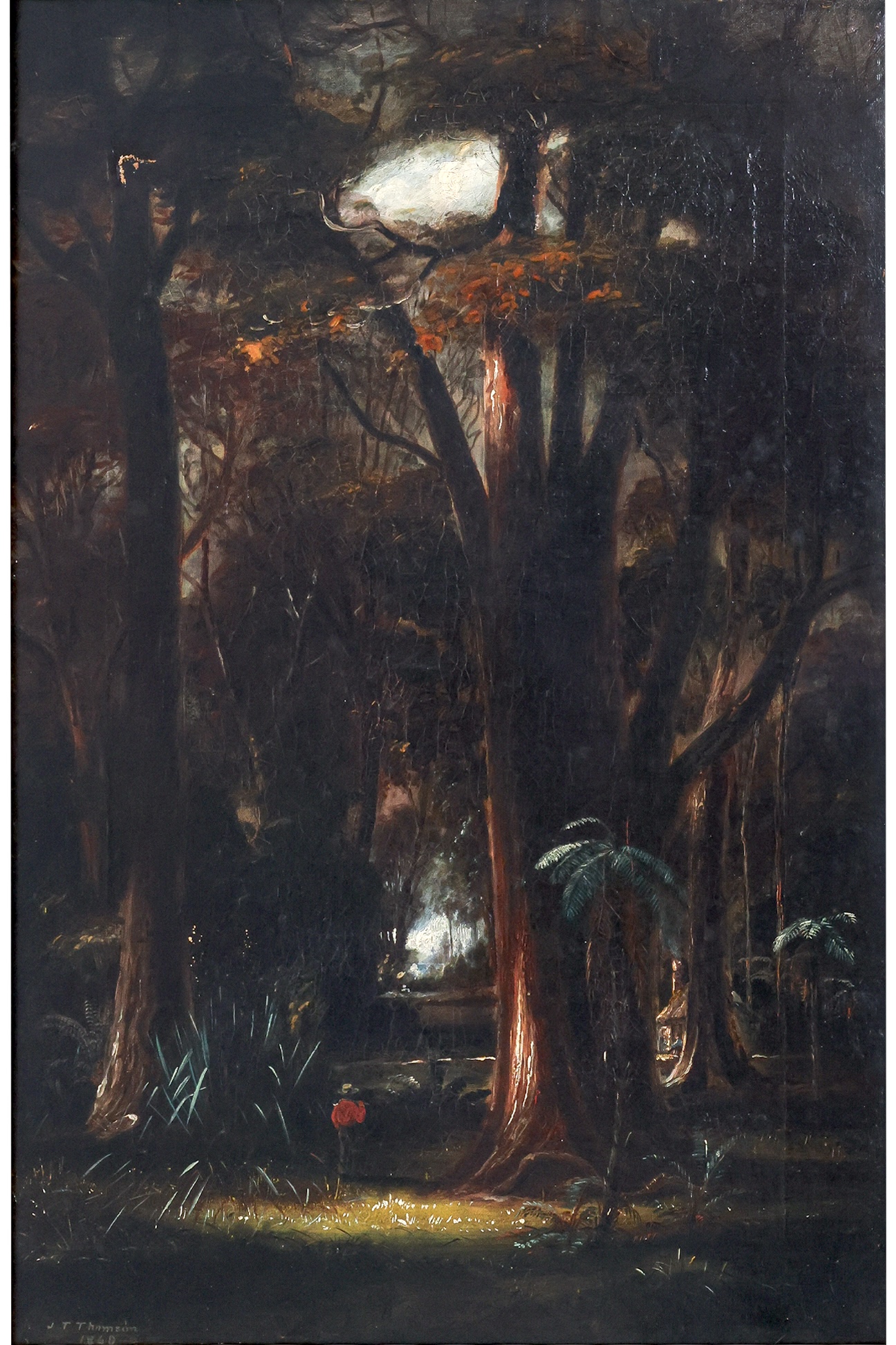 JOHN TURNBULL THOMPSON (BRITISH, 1821-1884) - INCH CLUTHA BUSH, OTAGO, NEW ZEALAND