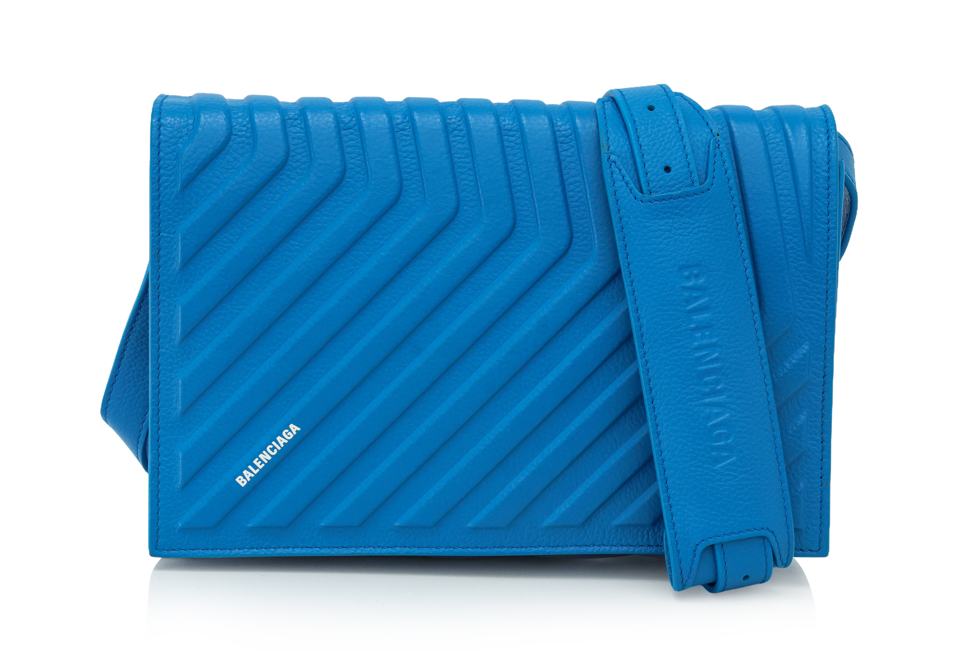 BALENCIAGA - A 'CAR FLAP' CAMERA BAG