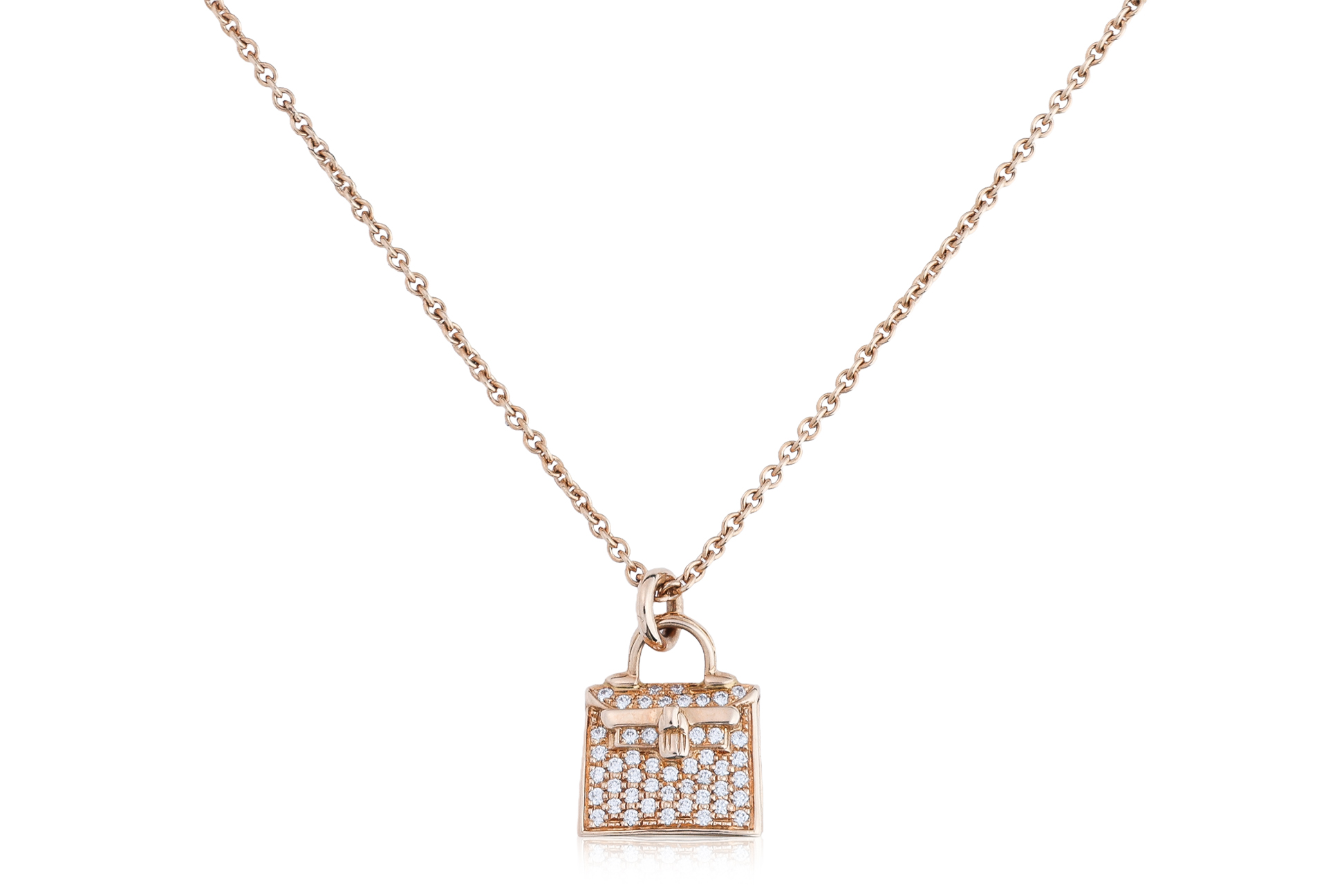 HERMÈS 'AMULETTES BIRKIN' DIAMOND PENDANT NECKLACE