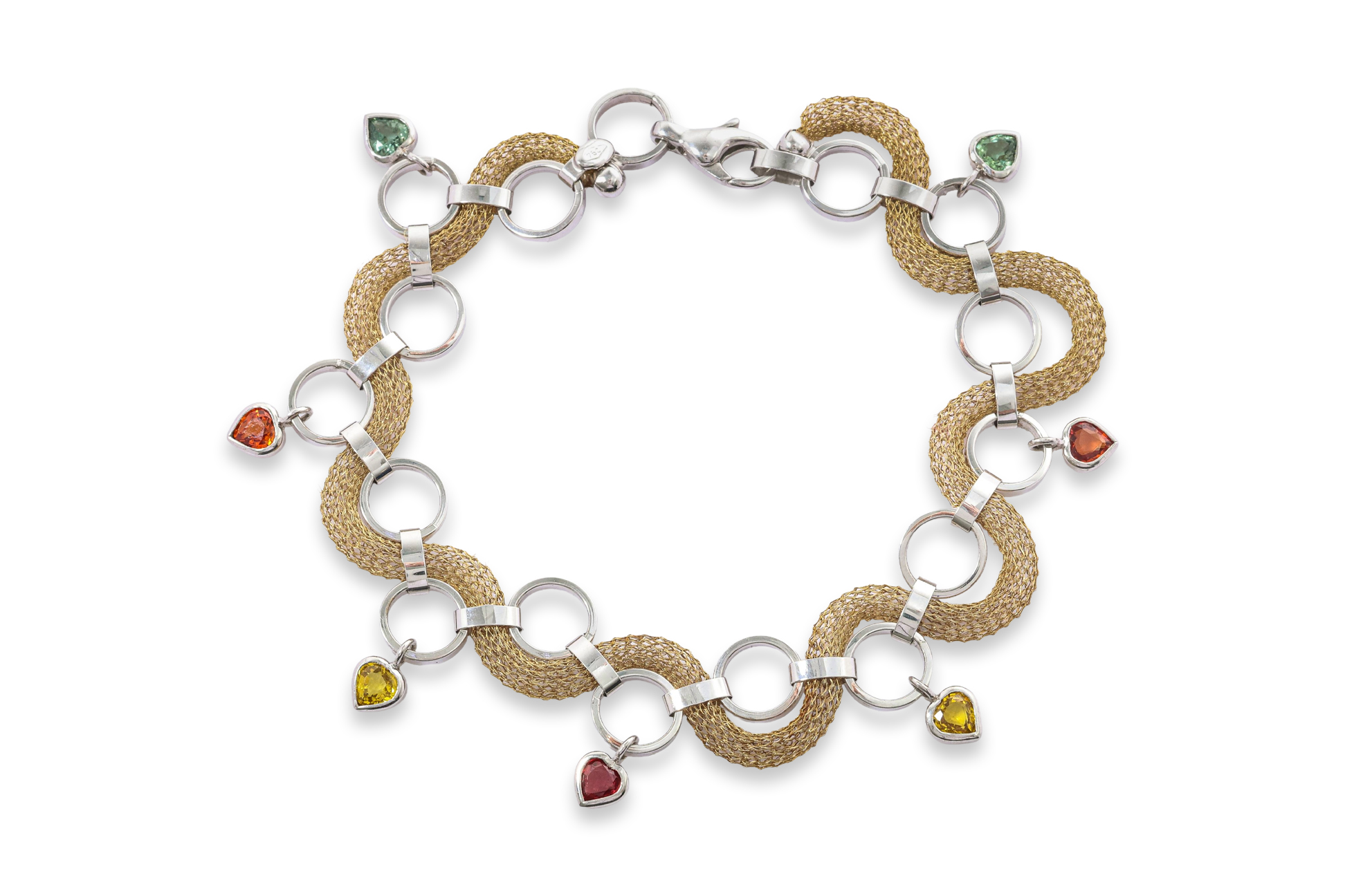 AN ITALIAN MULTI-GEM BRACELET