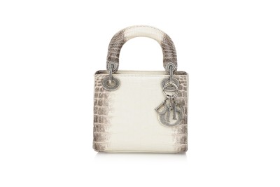 LOT 146 - CHRISTIAN DIOR COUTURE MAROQUINERIE MINI LADY DIOR IN MATTE WHITE HIMALAYA.jpg