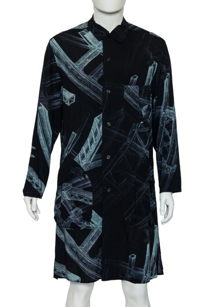 YOHJI YAMAMOTO POUR HOMME - A _STEEL GIRDER_ PRINT EXTREME OVERSIZE SHIRT.jpg