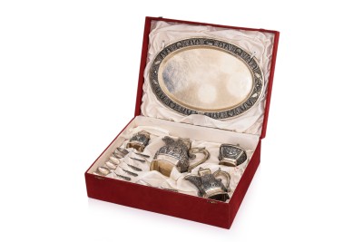 LOT 50 AN INDONESIAN SILVER TEA SERVICE PRESENTED BY PRESIDENT SOEHARTO _1_.jpg