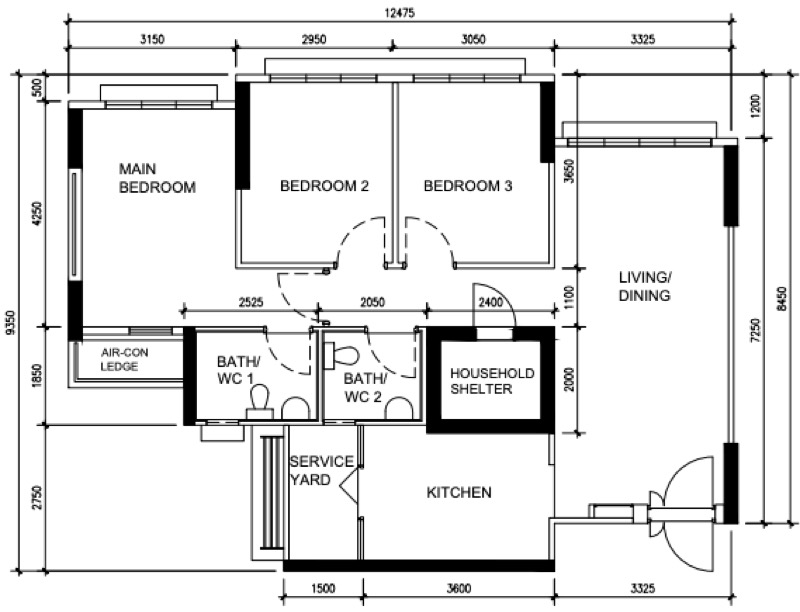 450c bukit batok west avenue 6 HDB Apartment For Sale, 670,000, 3 Bed
