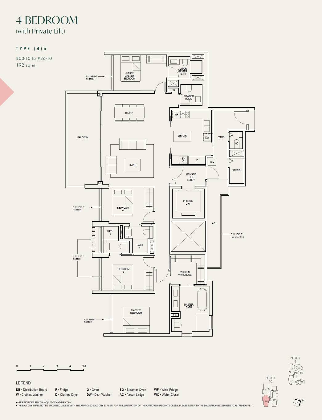 The Avenir Condominium For Sale, 6,608,000, 4 Bed 6 Bath 2,067 sqft