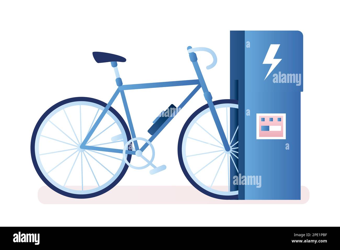 Electric bike charging station