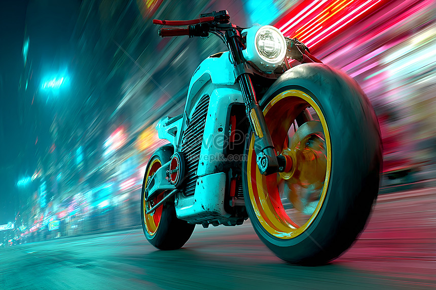 High-tech electric motorcycle motor