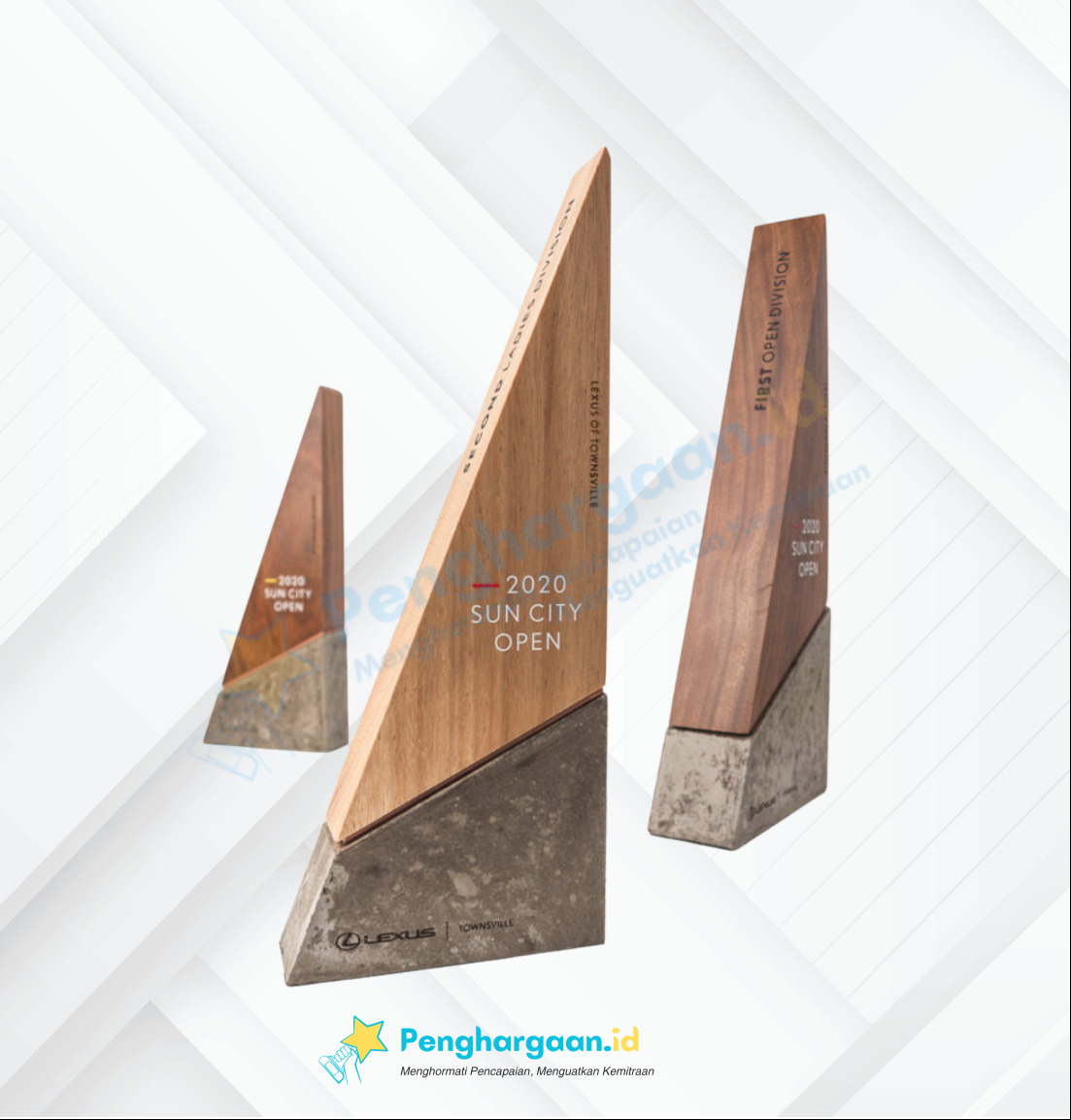 plakat kerjasama perusahaan lexus sun city open division