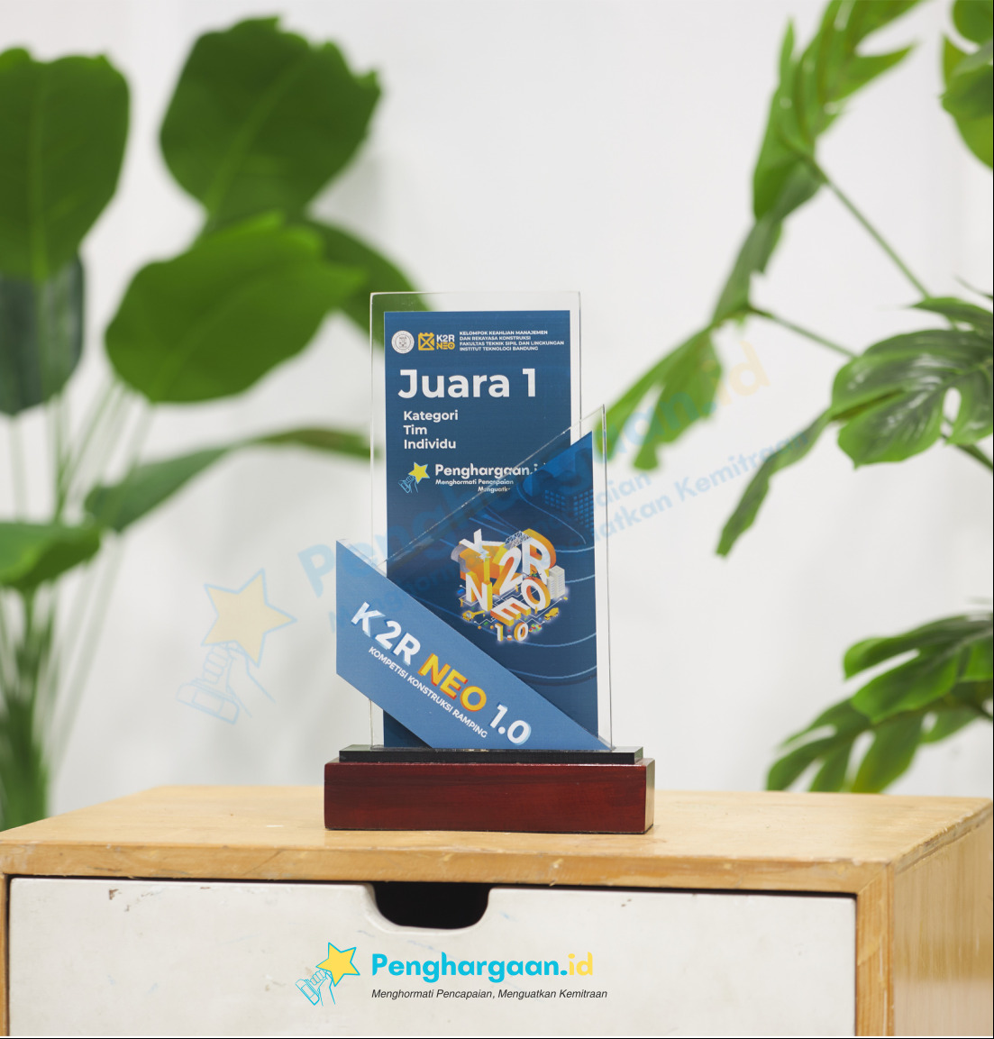 plakat kejuaran kompetisi konstruksi ramping k2r neo 1.0 itb