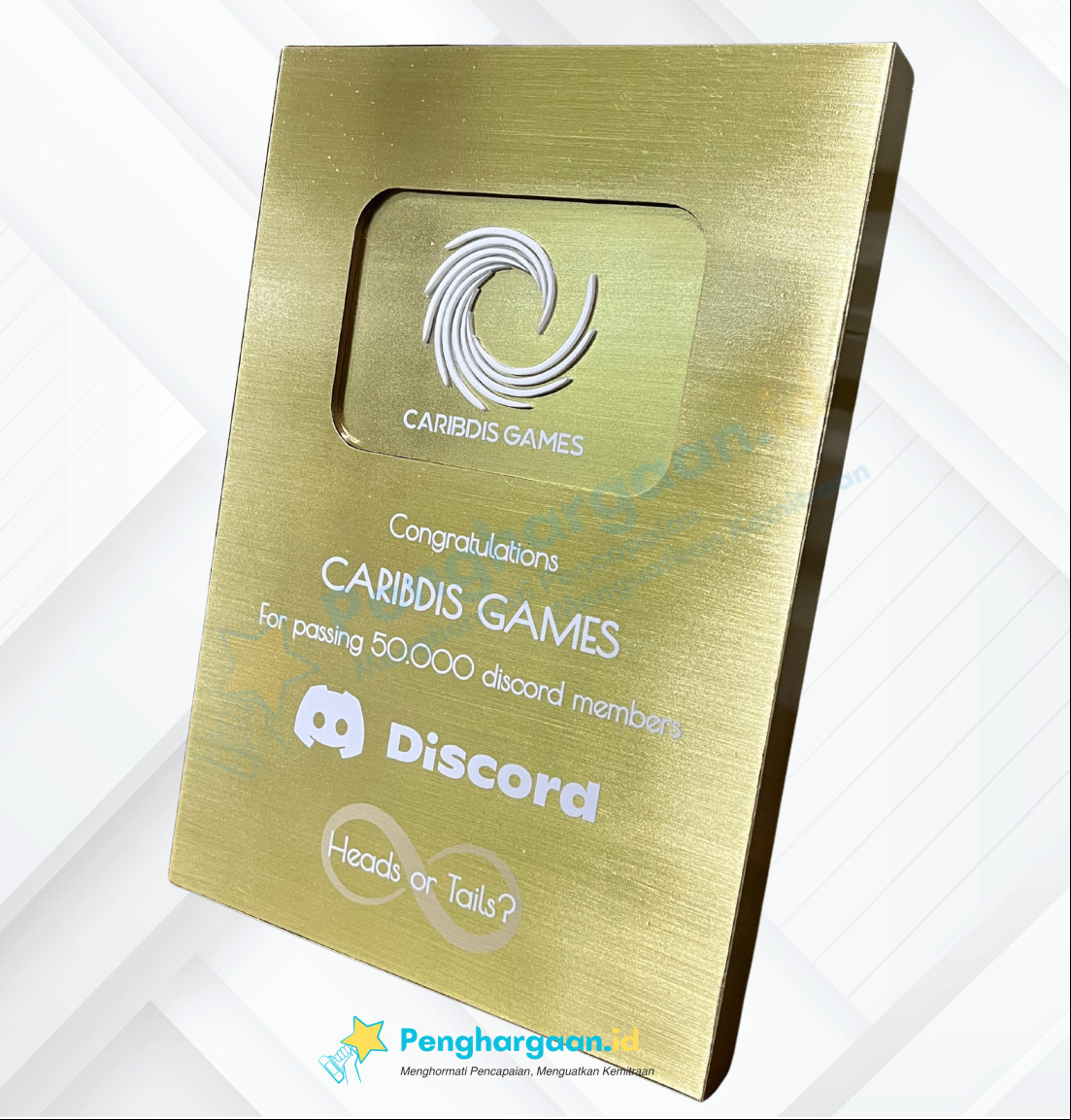 plakat apresiasi caribdis games 50.000 discord member