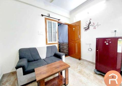 Fully Furnished 1BHK Flat Available For Rent in BTM Layout