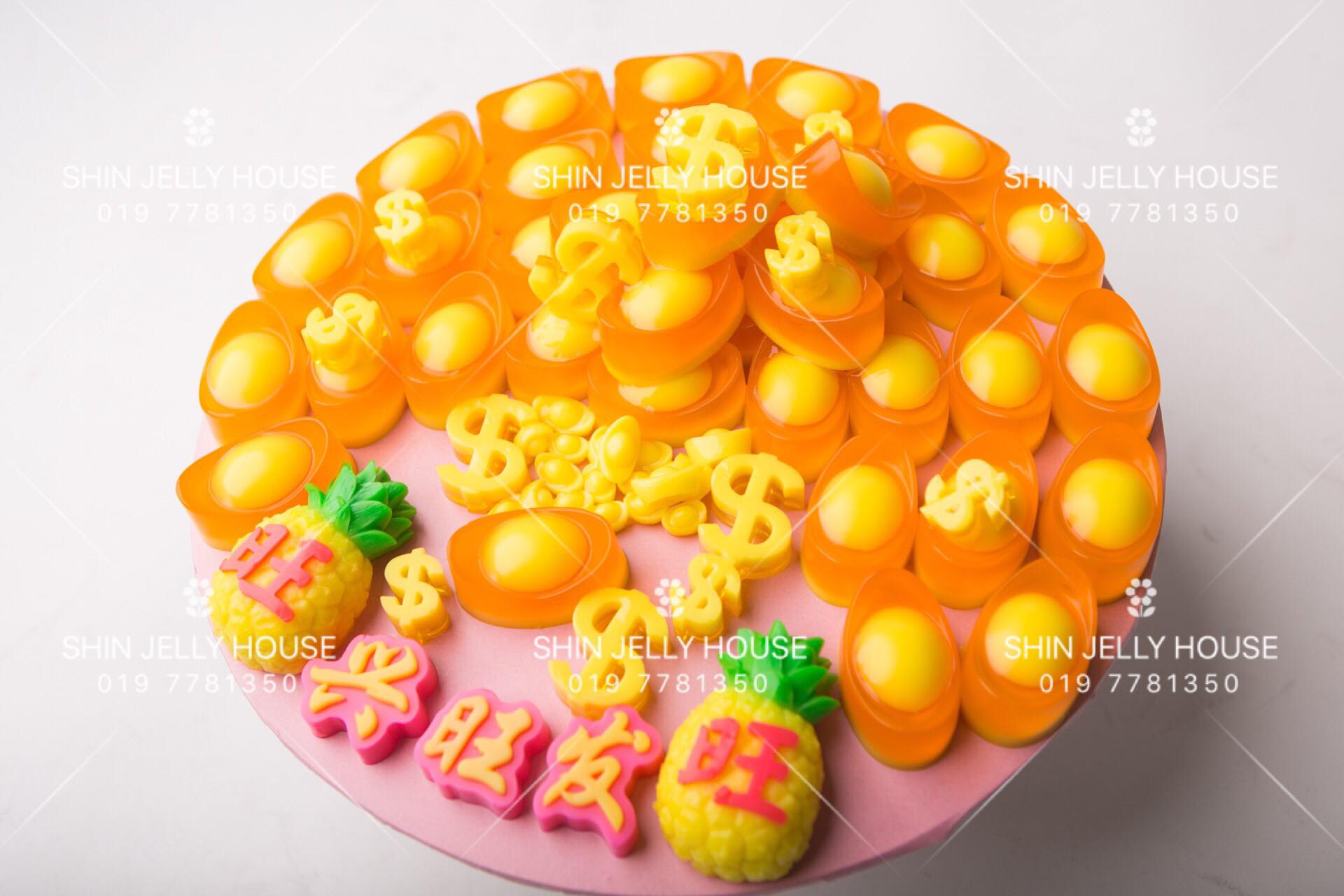 【A010】元宝燕菜盘 "Gold Ingots Jelly"
