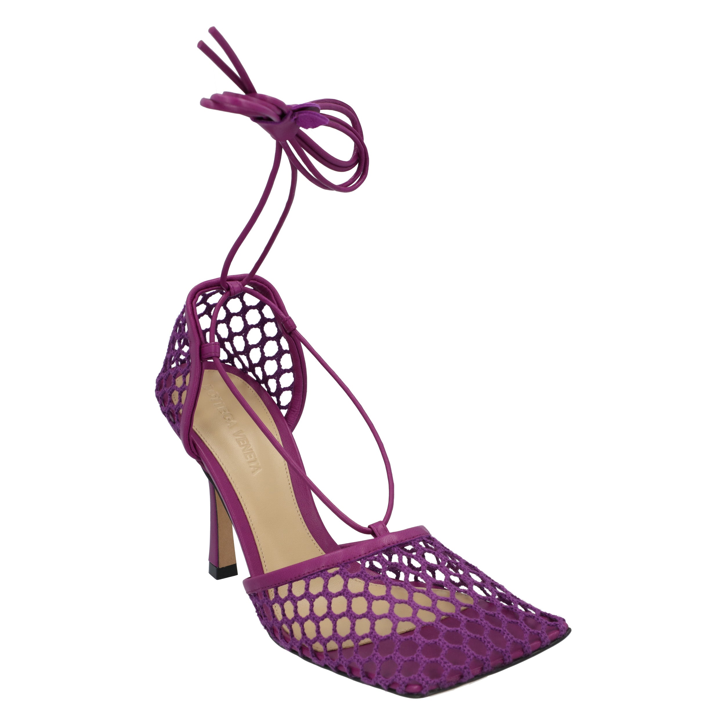 サンダル・ミュール Bottega Veneta Stretch Lace-Up Sandal Violet Bottega Veneta Stretch Lace-Up Sandal Violet | eBay