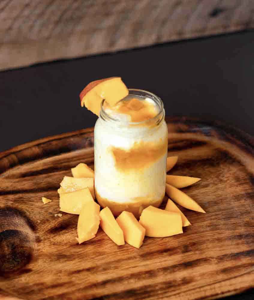 Greek Yoghurt With Real Mango Fruit Kalimoni Greens