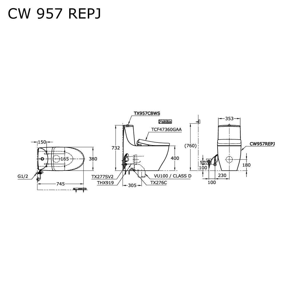 CW957REPJ