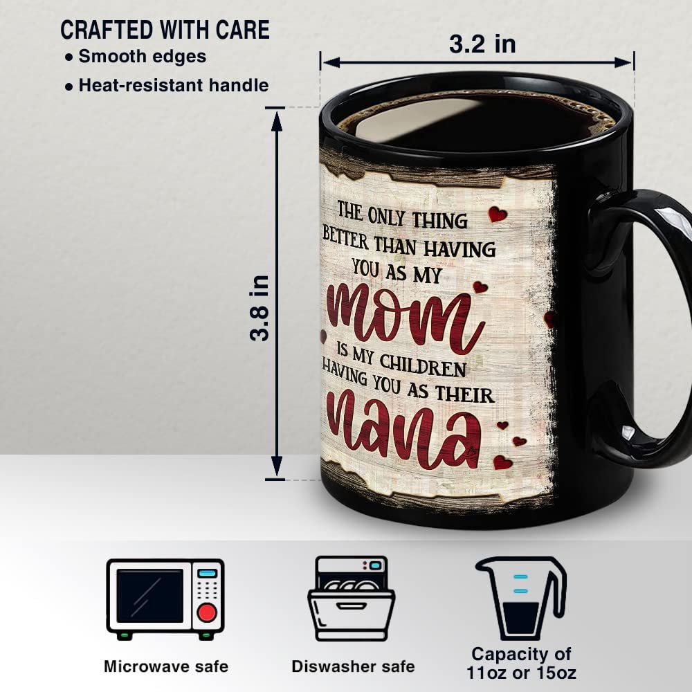 Personalized Nana Bear Mug Sandjest