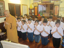 Chùa Bửu Đà tiếp sức mùa thi năm 2014